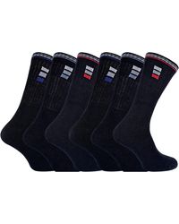 Sock Snob - 6 Pack Cotton Striped Pattern Trainer Sports Socks - Lyst