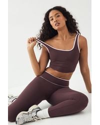 DSGN Studio - Sports Sculpt Contrast Piping Padded Bra - Lyst