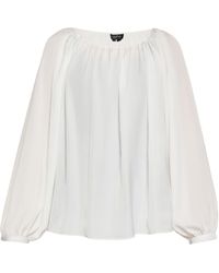 Usha - Blouse Dames Wolwit - Lyst