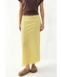 Hiccup - Polka Dot Tulle Stretch Skirt With Lace Detail - Lyst