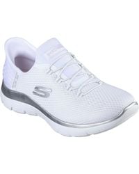 Skechers - Summits Diamond Dream Textile Trainers - Lyst
