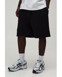BoohooMAN - Essential Baggy Fit Mid Length Short - Lyst
