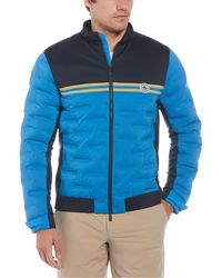 Original Penguin - Lsflzp Mock Neck Performance Jacket - Lyst