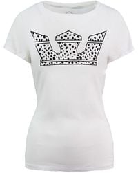 Supra - Crown Kurzärmel Weiße Crew Hals T-Shirt 192232 163 - Lyst