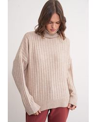 MixRay - Oversized Geribde Coltrui - Lyst