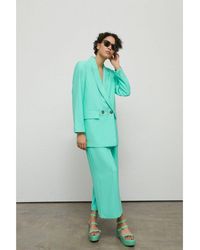 Warehouse - Relaxed Double Breasted Blazer - Lyst
