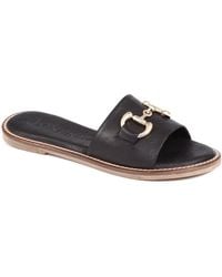 Jones Bootmaker - Emillina Leather Buckle Mule Sandals - Lyst