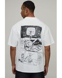 BoohooMAN - Oversized Buzz Comic License Print T-Shirt - Lyst