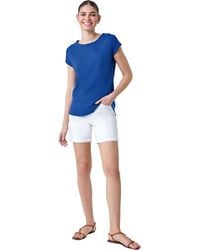 Roman - Plain Stretch Cotton Jersey T-Shirt - Lyst