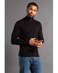 French Connection - 1/2 Zip Knitted Jumper - Lyst