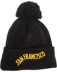 KTZ - Nba Golden State Warriors Gebreide Muts (zwart) - Lyst