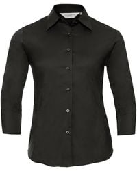Russell - Collection Ladies/ 3/4 Sleeve Easy Care Fitted Shirt - Lyst
