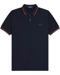 Fred Perry - M3600 Twin Tipped Polo Shirt - Lyst