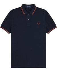 Fred Perry - M3600 Twin Tipped Polo Shirt - Lyst