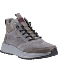 HEYDUDE - Tahoe Classic Suede Granite/Multi Ankle Boots - Lyst