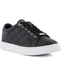 Dune - 's Ellenar Quilted Trainers In Black - Lyst