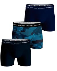 Björn Borg - Björn 3-pack Of Essential Boxer Shorts For Men Cotton - Lyst