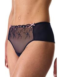 Penti - Embroidered Floral Hipster Briefs - Lyst
