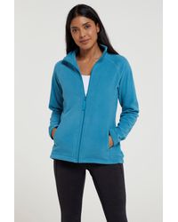 Mountain Warehouse - 'Raso' Fleece Jacket Full Zip Soft Touch Warm Outdoors Layer Breathable Gilet - Lyst
