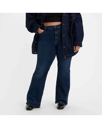 Levi's - Dames 726 Plus High Rise Flare Jeans In Indigo - Lyst