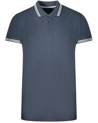 Roberto Cavalli - Twinned Tipped Collar Polo Shirt Cotton - Lyst