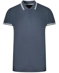 Roberto Cavalli - Twinned Tipped Collar Polo Shirt Cotton - Lyst
