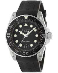 Gucci - Dive Herenhorloge Ya136204 - Lyst