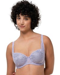 Triumph - Amourette Charm Underwired Half-Cup Padded Bra - Lyst