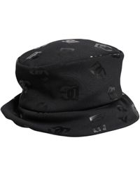 Dolce & Gabbana - Dg Monogram Polyester Jacquard Bucket Hat - Lyst
