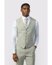 Ted Baker - Single Breasted Five Button V-Neck Tailored Suit Waistcoat - Lyst