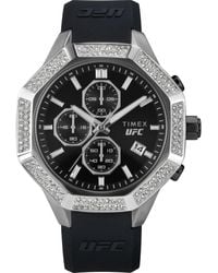 Timex - Ufc King Chrono Watch Tw2V99300 Silicone - Lyst