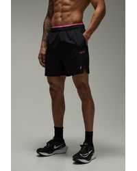 BoohooMAN - Active Perforated 5Inch Neon Shorts - Lyst