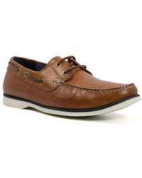 Dune - Sail - Leather Boat Shoes - Lyst