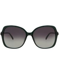 Calvin Klein - Milky Emerald Frame Gradient Lens Sunglasses - Lyst