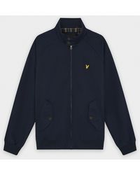 Lyle & Scott - Lyle & Scott Cotton Harrington Jacket Dark - Lyst
