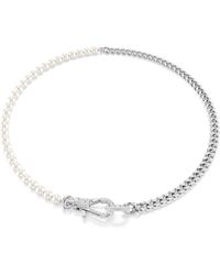 Swarovski - 'Dextera' Base Metal Necklace - Lyst