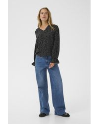 Kaffe - Langarm-Bluse Karea Regular Fit - Lyst