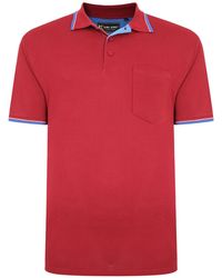 KAM Jeanswear - Kam Plus Size Polo Shirt Big And Tall T-Shirt - Lyst