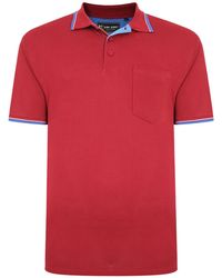 KAM Jeanswear - Kam Plus Size Polo Shirt Big And Tall T-Shirt - Lyst