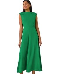 Roman - Fit & Flare Midi Dress - Lyst