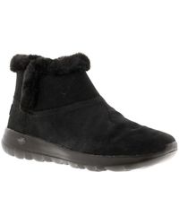 Skechers - Ankle Boots On The Go Joy Bundle Leather Slip On - Lyst