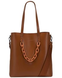 Claudia Canova - Elizabeth Chain Detail Tote Bag - Lyst