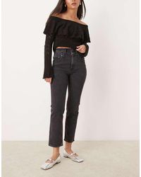 Abercrombie & Fitch - Double Waistband Straight Fit Jeans - Lyst