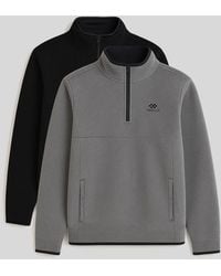 TOMMY LIFE - Half-Zip Plush Sweatshirt - Lyst