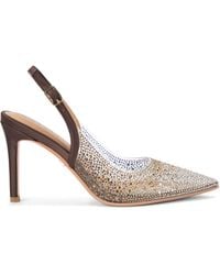 Carvela Kurt Geiger - Positano Vinyl Sling Back Heels - Lyst