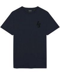 Lyle & Scott - Club Emblem Dark T-Shirt Cotton - Lyst