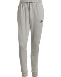 adidas - Essentials Single Jersey Tapered Cuff Pants - Lyst