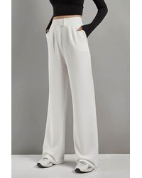 Hiccup - High Waist Elastic Crepe Palazzo Pants - Lyst