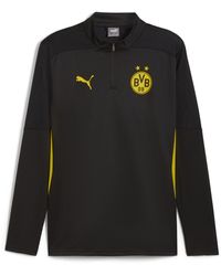 PUMA - Borussia Dortmund Quarter-Zip Training Top - Lyst