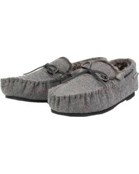 Dunlop - Moccasin Slippers With Memory Foam - Lyst